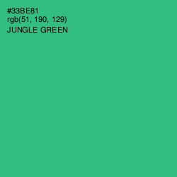 #33BE81 - Jungle Green Color Image